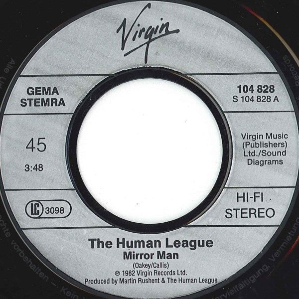 The Human League : Mirror Man (7", Single)