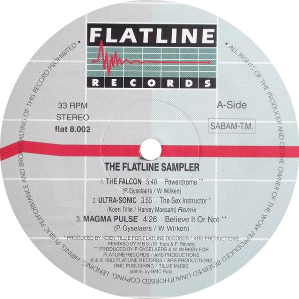 Various : The Flatline Sampler (12", Smplr)