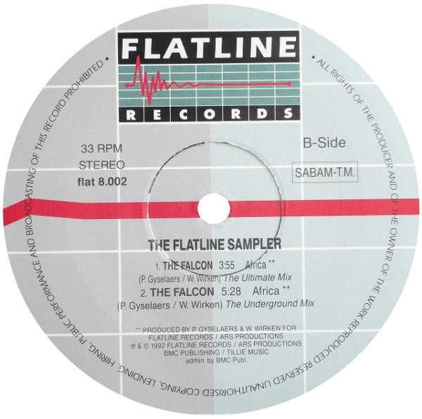 Various : The Flatline Sampler (12", Smplr)