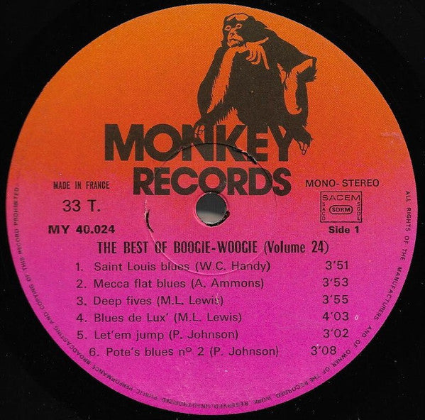 Various : The Best Of Boogie Woogie - Volume 24 (2xLP, Comp, Mono, Gat)