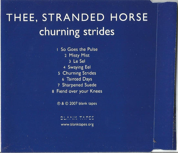 Thee, Stranded Horse : Churning Strides (CD, Album, Promo)
