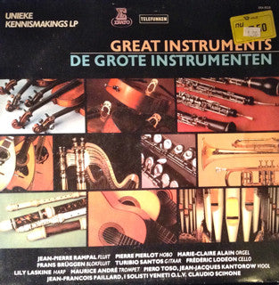 Various : Great Instruments - De Grote Instrumenten (LP, Comp, Promo)