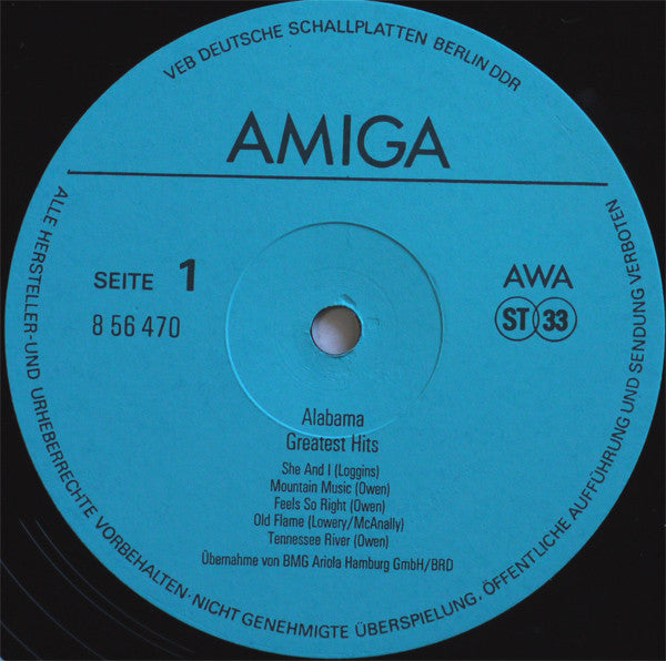 Alabama : Greatest Hits (LP, Comp)