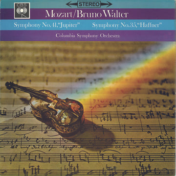 Wolfgang Amadeus Mozart, Columbia Symphony Orchestra, Bruno Walter : Symphony No. 41, "Jupiter" / Symphony No. 35, "Haffner" (LP, Album)