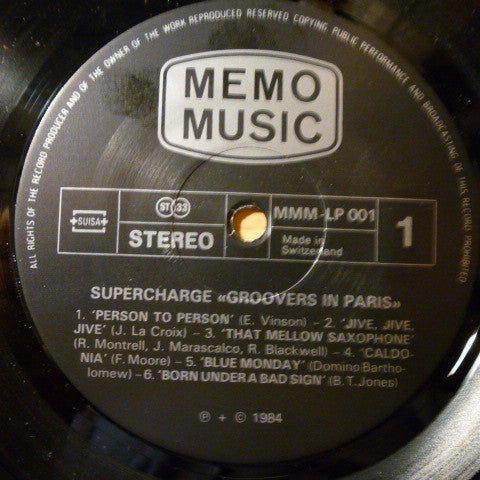 Supercharge (2) : Groovers In Paris (LP, Album)