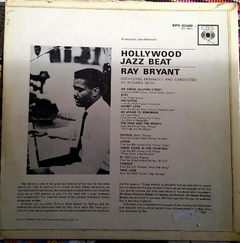Ray Bryant : Hollywood Jazz Beat (LP)