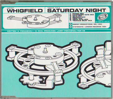 Whigfield : Saturday Night (CD, Single)