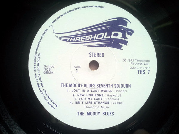 The Moody Blues : Seventh Sojourn (LP, Album, Gat)