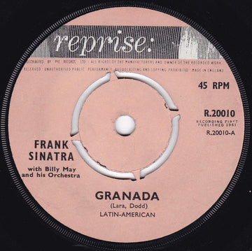 Frank Sinatra With Billy May And His Orchestra : Granada (7", Single)