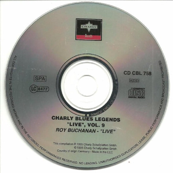 Roy Buchanan : "Live" (CD, Album)