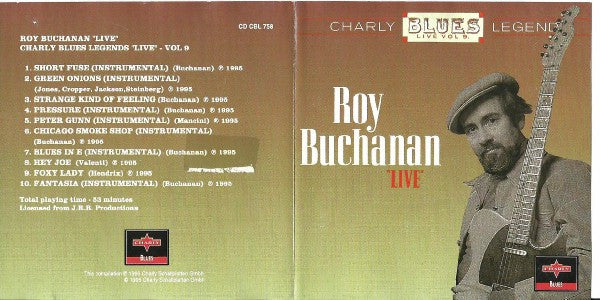 Roy Buchanan : "Live" (CD, Album)