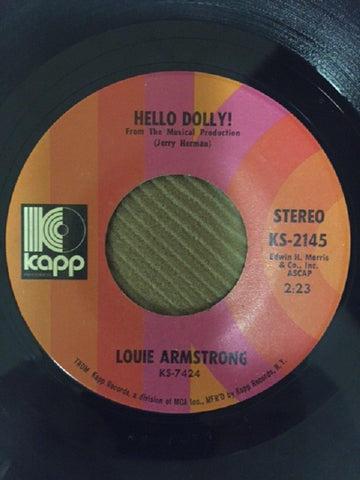 Louis Armstrong : Hello, Dolly! / That's All I Want The World To Remember Me By (7", Single)