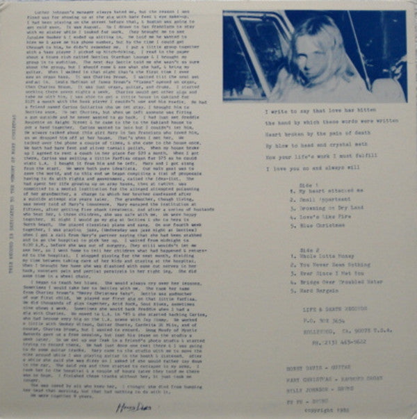 Honey Davis : My Heart Attacked Me (LP, Album)