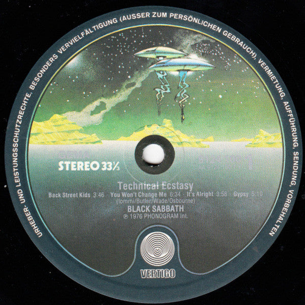 Black Sabbath : Technical Ecstasy (LP, Album)