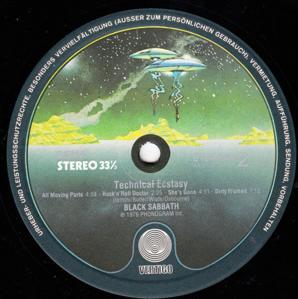 Black Sabbath : Technical Ecstasy (LP, Album)