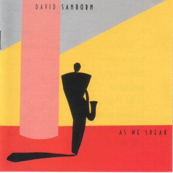 David Sanborn : As We Speak (CD, Album, RE)