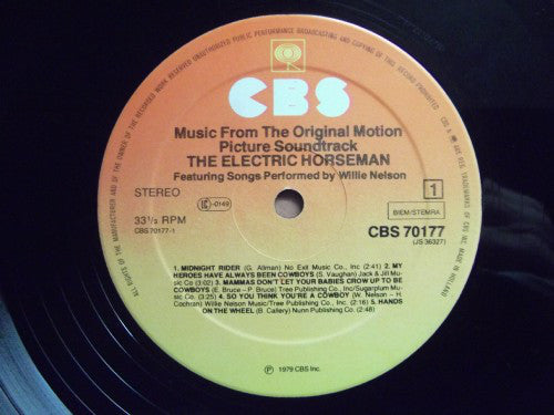 Willie Nelson / Dave Grusin : The Electric Horseman - Music From The Original Motion Picture Soundtrack (LP, Album)