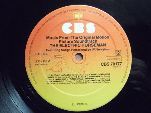 Willie Nelson / Dave Grusin : The Electric Horseman - Music From The Original Motion Picture Soundtrack (LP, Album)