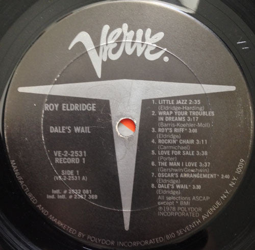 Roy Eldridge : Dale's Wail (2xLP, Comp)