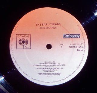 Roy Harper : The Early Years (LP, Album, RE)