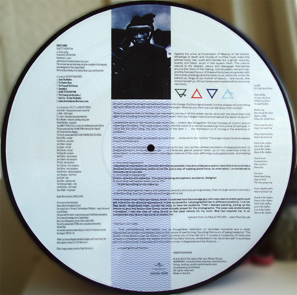 Grace Jones : Slave To The Rhythm (LP, Album, Pic, RE)