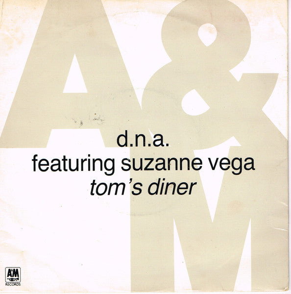 DNA Featuring Suzanne Vega : Tom's Diner (7", Single)