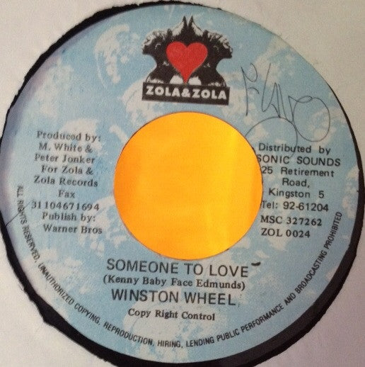 Winston Wheel : Someone To Love (7")