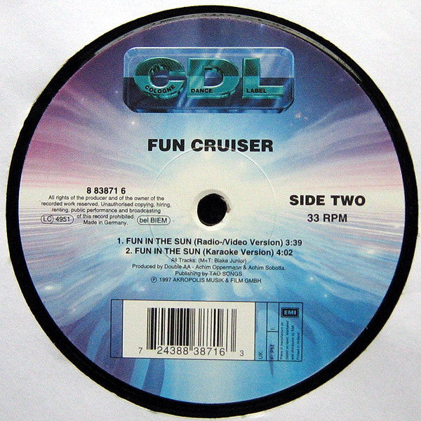 Fun Cruiser : Fun In The Sun (12", Maxi)