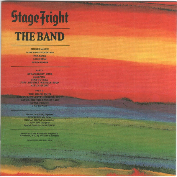 The Band : Stage Fright (CD, Album, RE, RM)