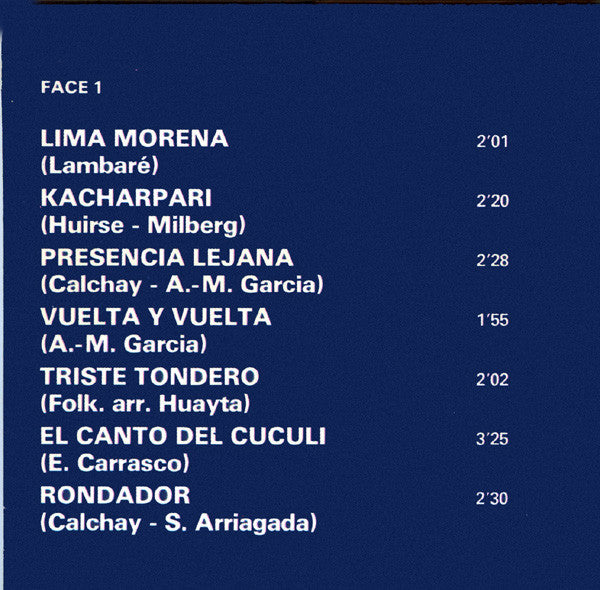 Los Calchakis : Les Flutes De L'Empire Inca - Volume 7 (LP, Album)
