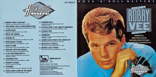 Bobby Vee : The Best Of Bobby Vee (CD, Comp, RE)