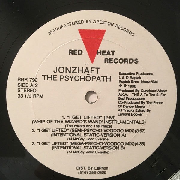 Jonzhäft The Psychõpath* : I Get Lifted (12")