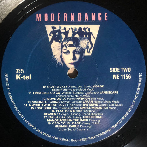 Various : Modern Dance (LP, Comp, RP, Dam)