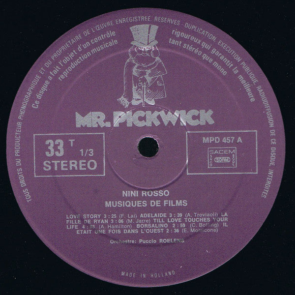 Nini Rosso : Musiques De Films (LP)