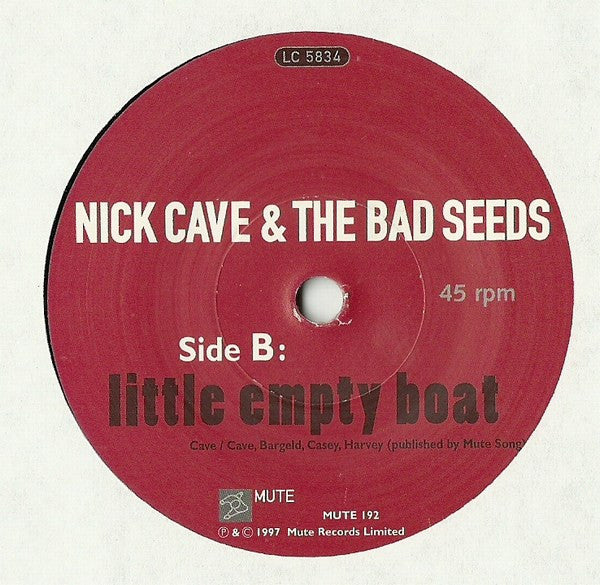 Nick Cave & The Bad Seeds : Into My Arms (7", Single)