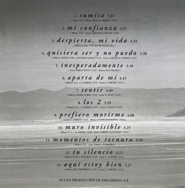 Luz Casal : Un Mar De Confianza (CD, Album)