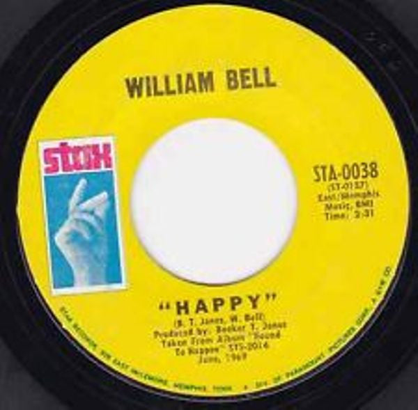 William Bell : Happy / My Kind Of Girl (7", Single)