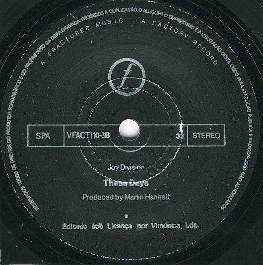 Joy Division : Love Will Tear Us Apart (7", Single)