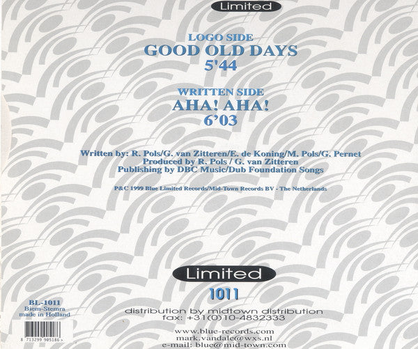 The Oldschool Nation : Good Old Days (10")