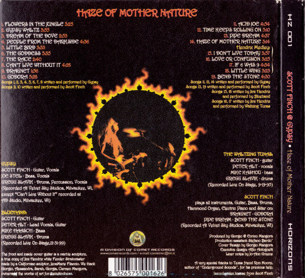 Scott Finch & Gypsy (20) : Haze Of Mother Nature (CD, Comp, Kar)