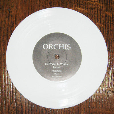 Orchis : He Walks In Winter (7", Single, Ltd, Whi)
