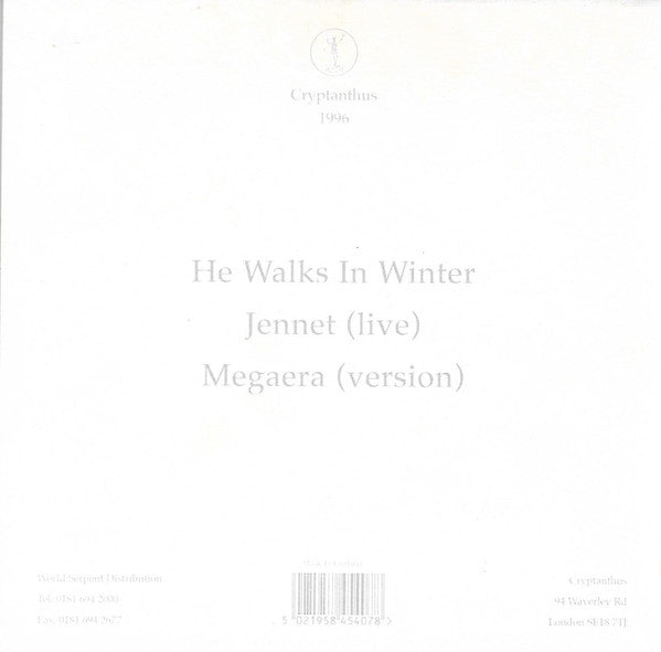 Orchis : He Walks In Winter (7", Single, Ltd, Whi)