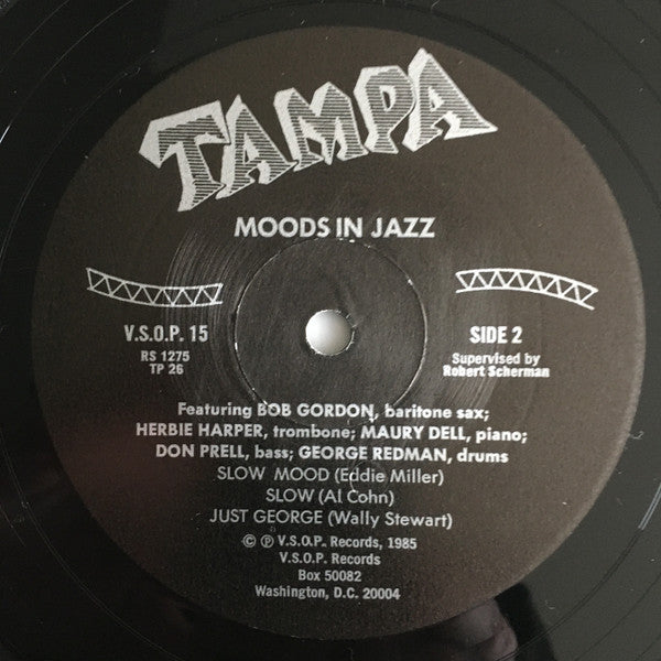 Bob Gordon (2) • Herb Harper • Don Prell • Maury Dell • George Redman (2) : Moods In Jazz (LP, Album, Mono, RE)