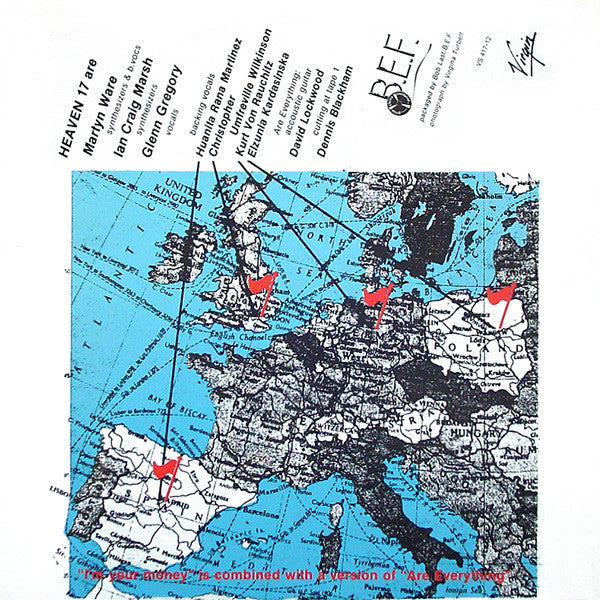 Heaven 17 : I'm Your Money (Special Fortified Dance Mixes!) (12", Single)