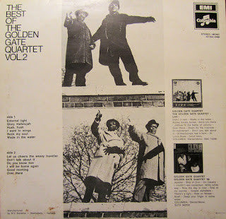 The Golden Gate Quartet : The Best Of The Golden Gate Quartet Vol. 2 (LP, Comp)