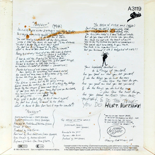 The The : Perfect (7", Single)