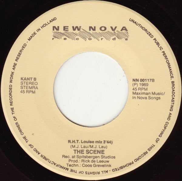 The Scene (2) : Rauw Hees Teder (7", Single)