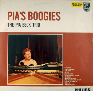 The Pia Beck Trio : Pia's Boogies (LP, Mono)