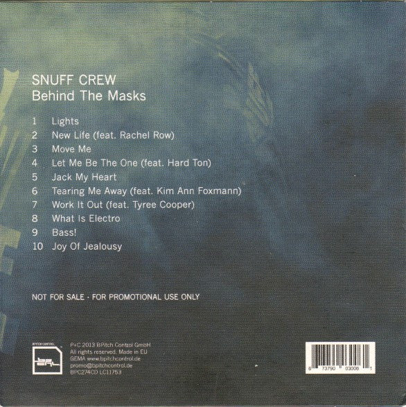 Snuff Crew : Behind The Masks (CD, Album, Promo)