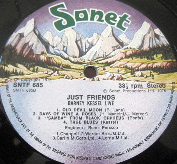 Barney Kessel : Just Friends (LP)